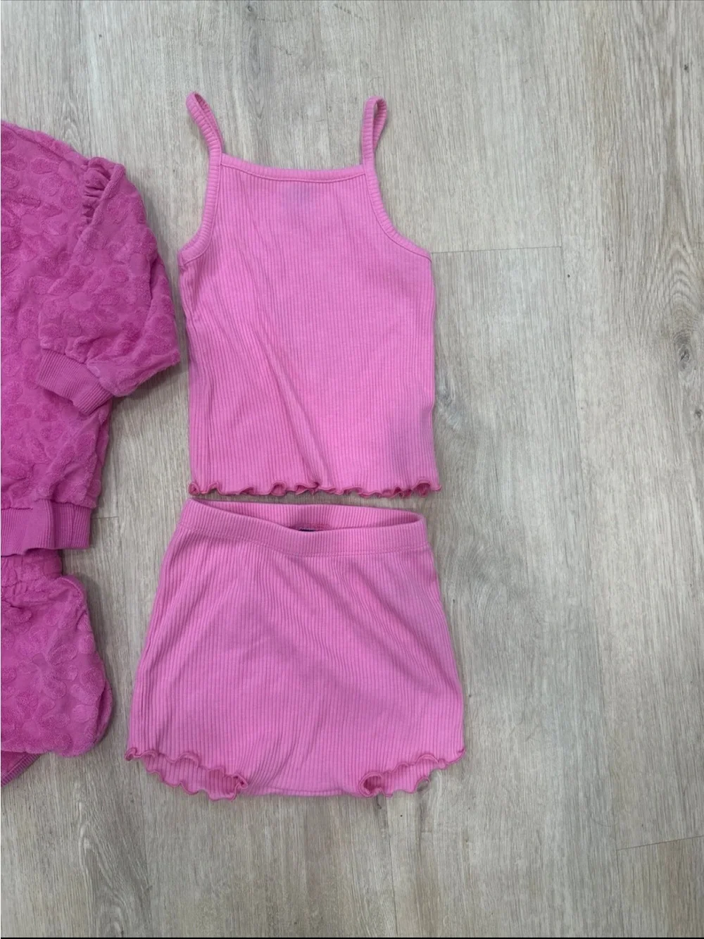 Old Navy Girls' Hot Pink 4-Piece Pajama Set